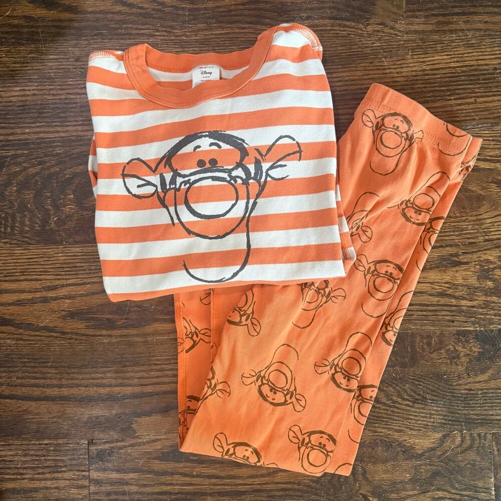 Hanna Andersson Disney Winnie the Pooh Tigger Pajamas Kids 130 US 8